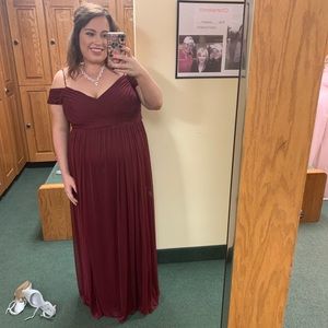 Azazie Wine Bridesmaids Dress